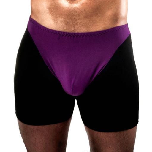 Passion Violet And Black Shorts